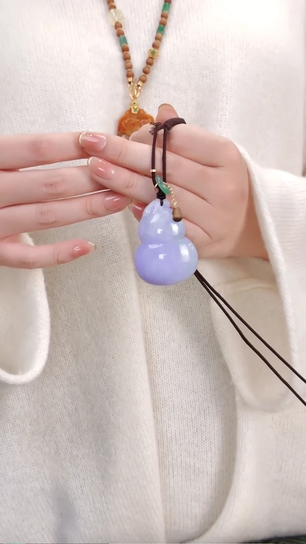 颈饰未镶嵌翡翠舟*国风