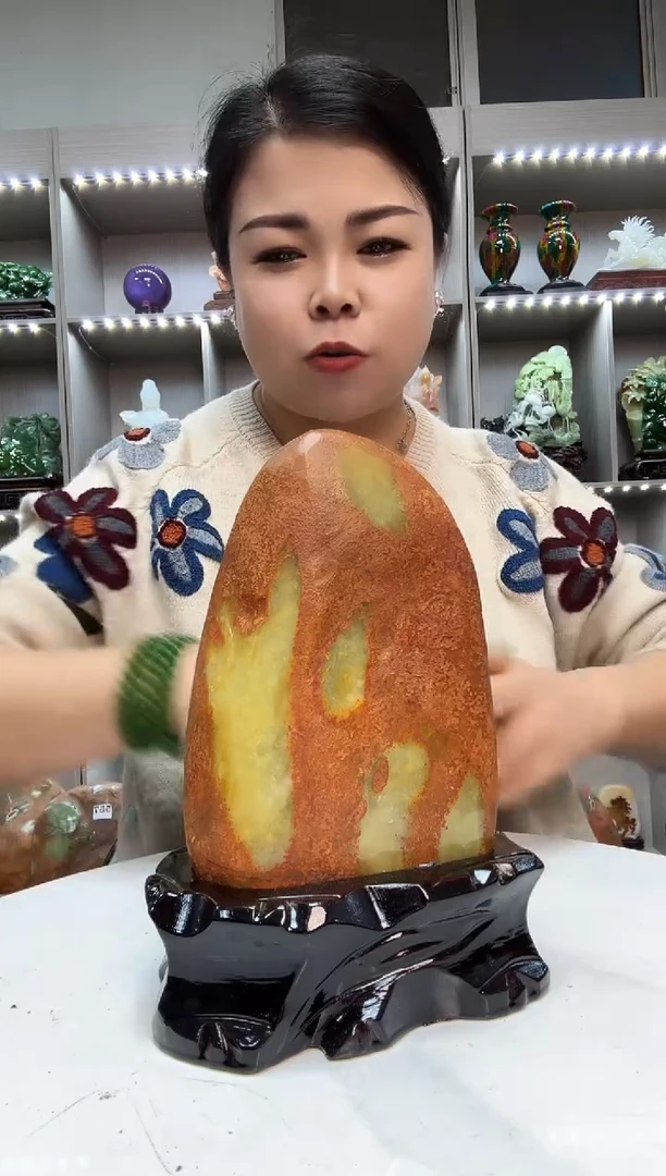 石材天然石材家居摆件办公室客厅玄关高档摆件