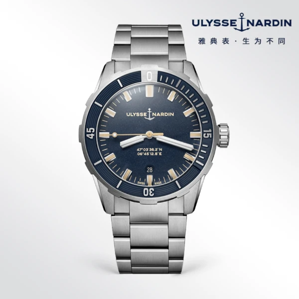 99新 Ulysse Nardin/雅典 潜水系列/表径42mm/公价62500手表