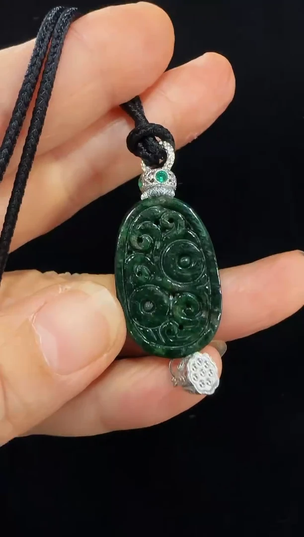 颈饰未镶嵌翡翠国风