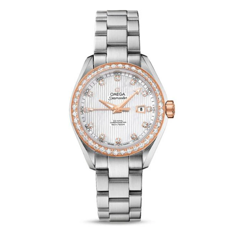 95新 Omega/欧米茄 海马满钻/231.25.34.20.55.003/34mm/机械