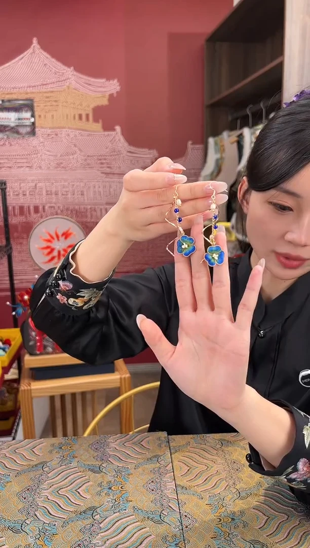 【闪购商品】刺绣苏绣世家非遗手工（耳环）