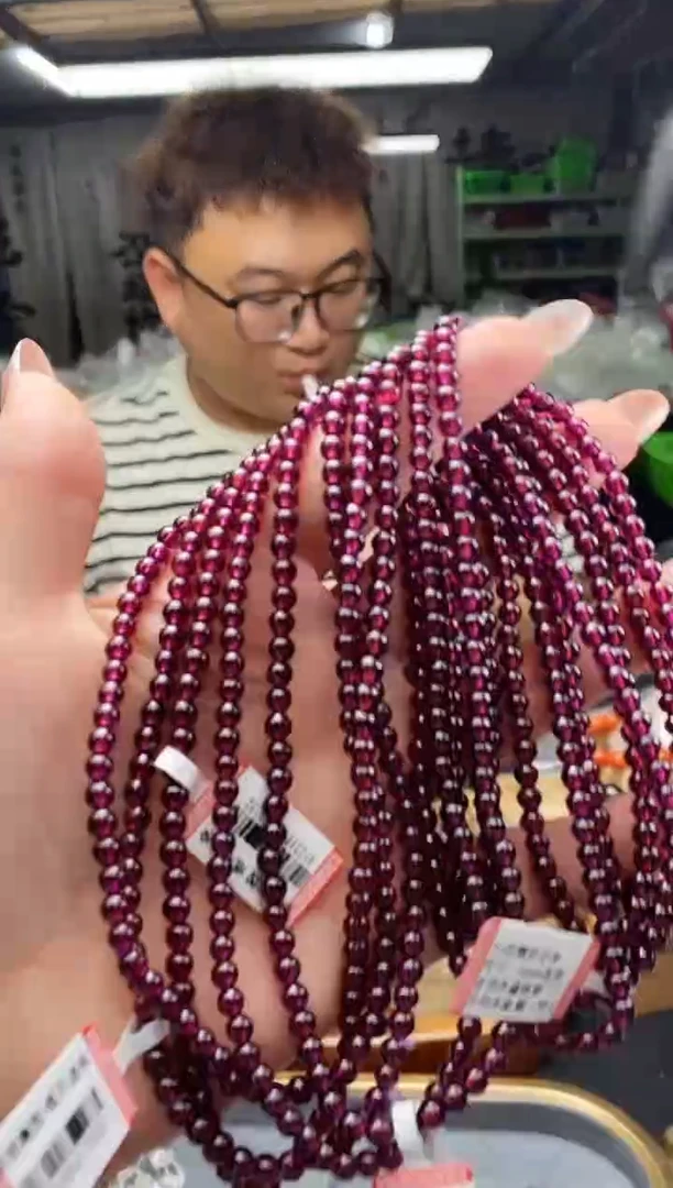 石榴石手串未镶嵌手串多样性发其一