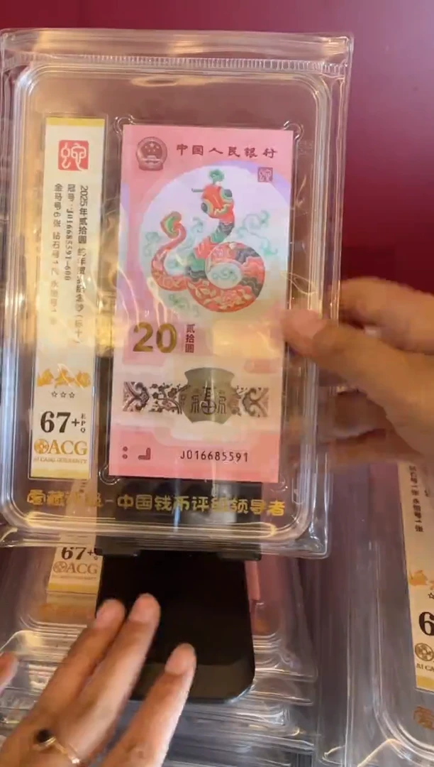 塑料2024 蛇钞 爱藏标十   如图