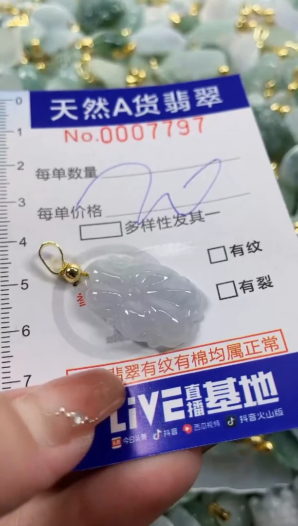 颈饰未镶嵌翡翠天然A货翡翠