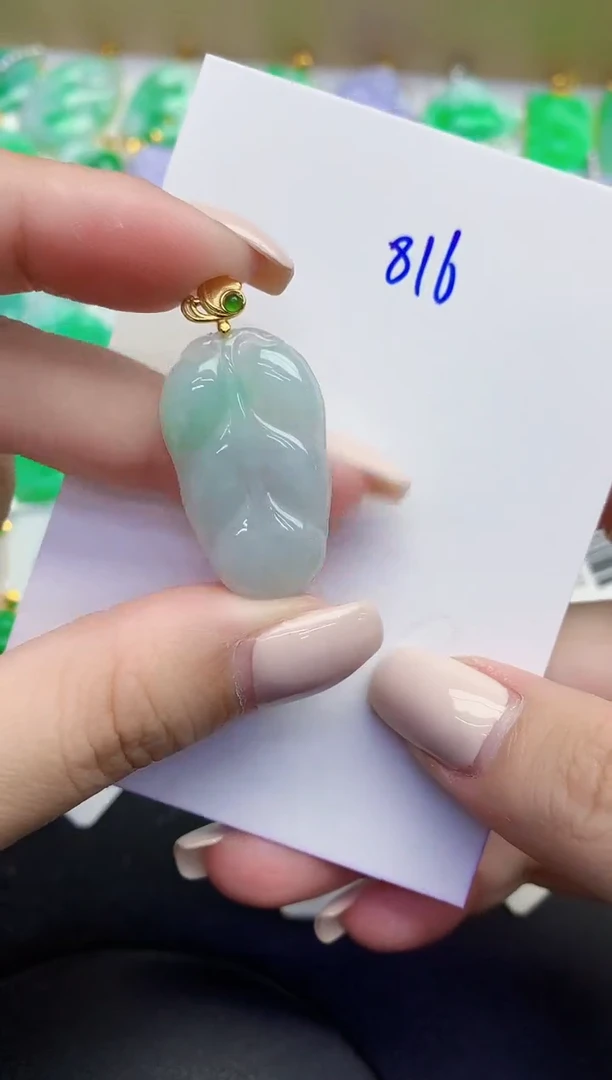 颈饰未镶嵌翡翠缅甸天然翡翠A货