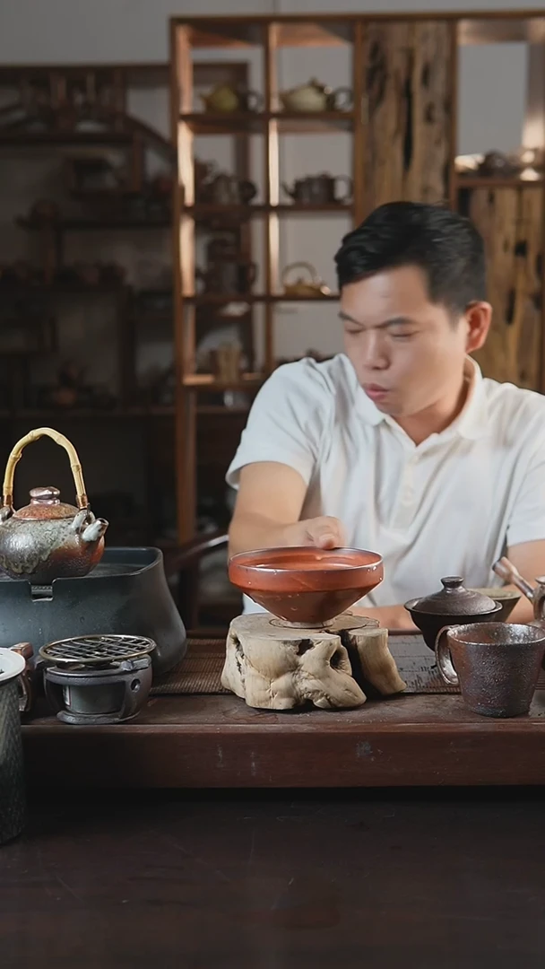 紫砂全手工斗笠壶承