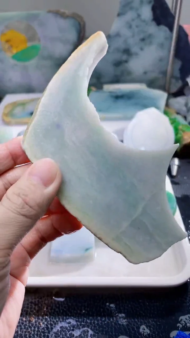 裸石翡翠缅甸翡翠A货板料