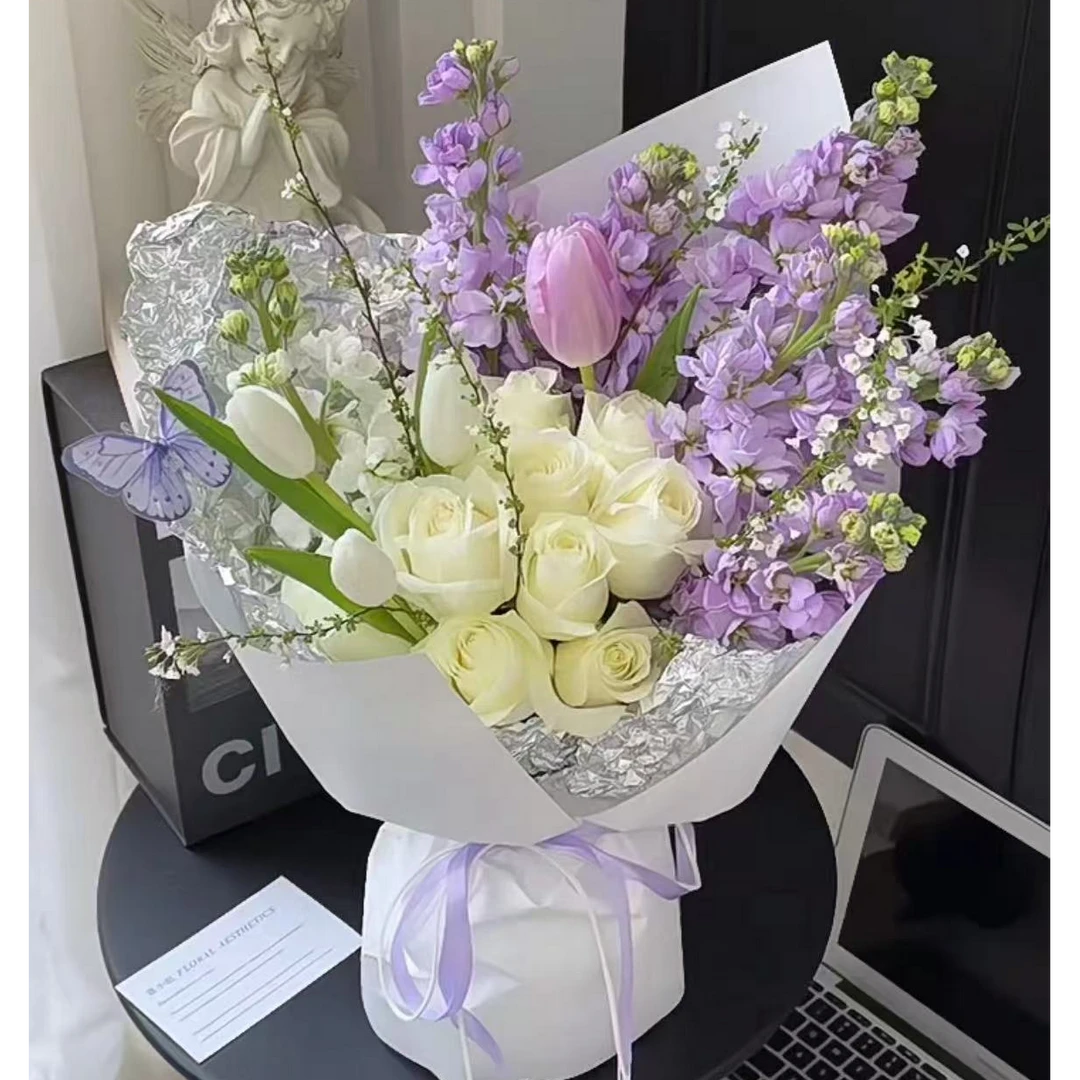 一辈紫❤氛围感花束