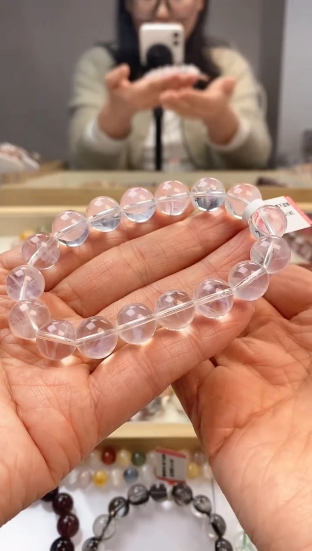 未镶嵌手链水晶蓝针11.5