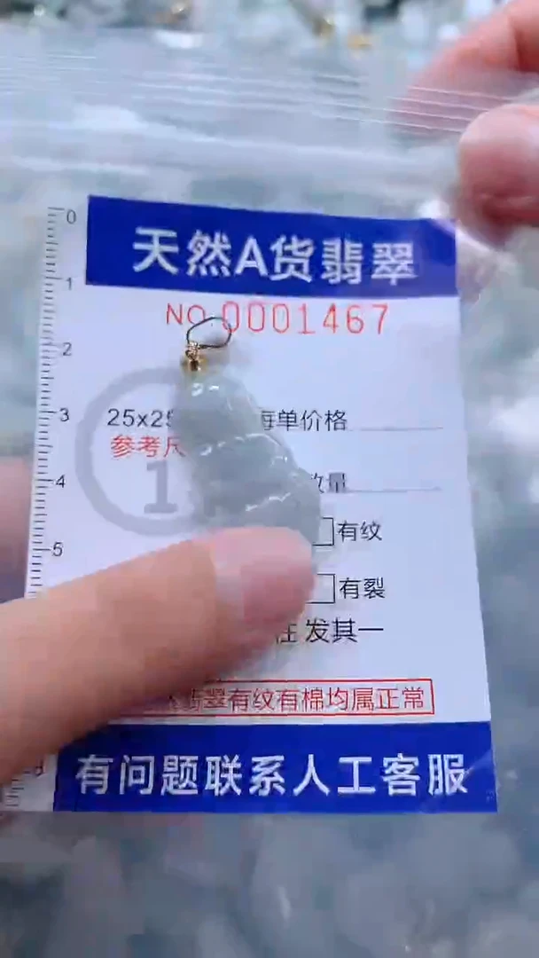 翡翠未镶嵌吊坠(不含链)1
