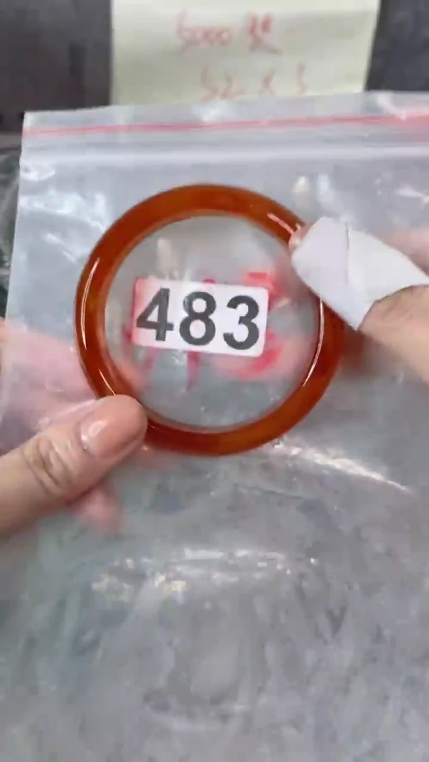 【闪购商品】玛瑙/玉髓手镯未镶嵌5960+483福利款不完美介意勿拍