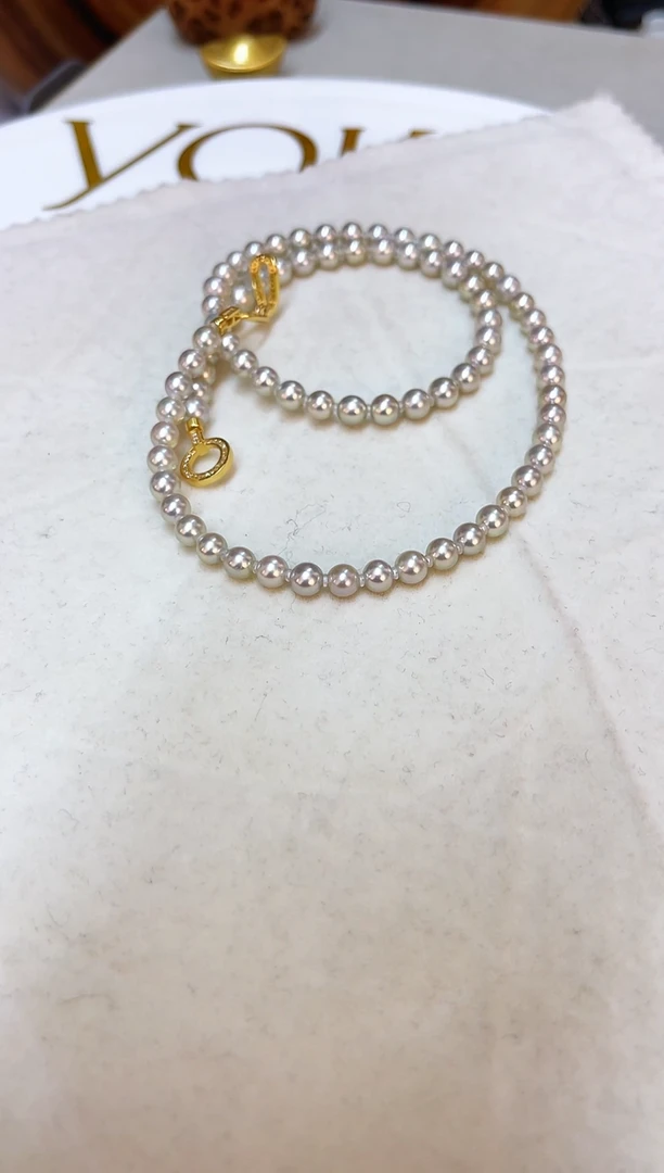 银S925镶嵌颈饰海水珍珠5-5.5mm