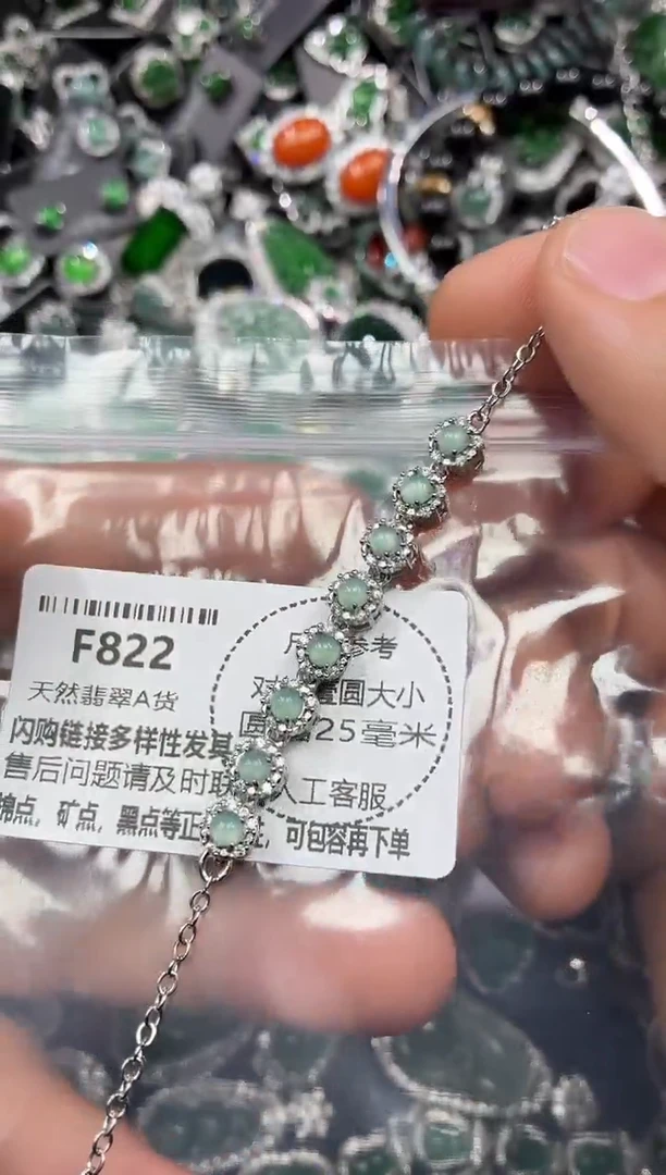 颈饰未镶嵌翡翠F822手链