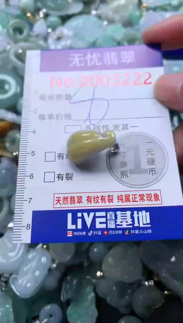 颈饰未镶嵌翡翠3222