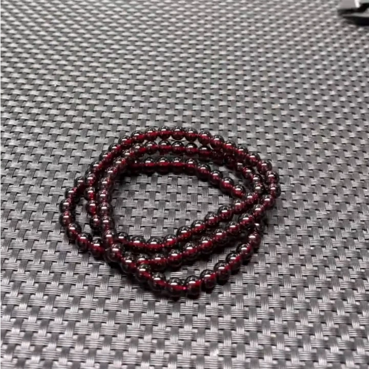 【老郑家】石榴石多圈手串 约6mm (多样性发一件) B127