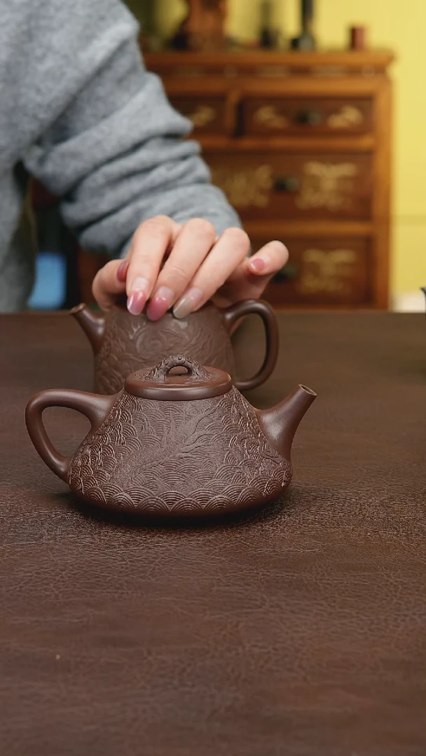 茶壶紫砂袁*杰龙瓢