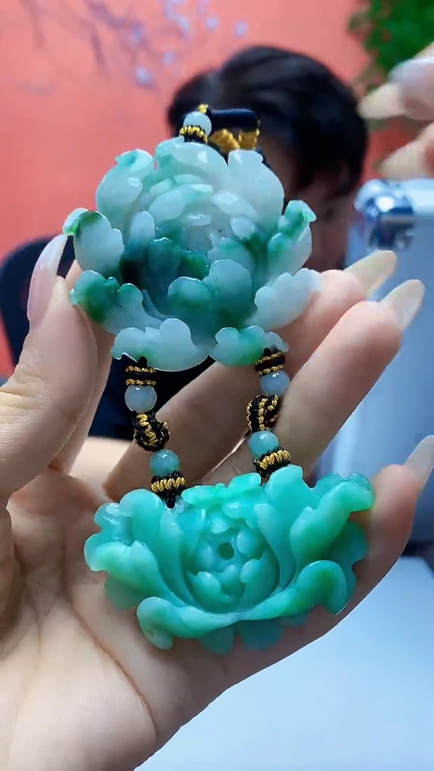 未镶嵌定制翡翠5060ty-毛货挂件194