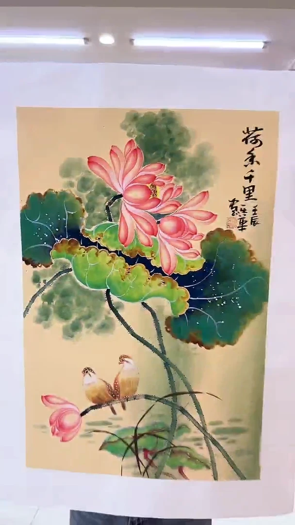 国画郑乐华手绘绘画作品23-5