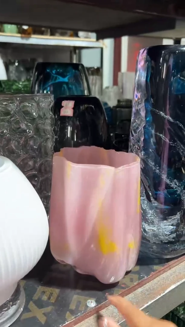 水养鲜花干花插花客厅装饰品粉色的