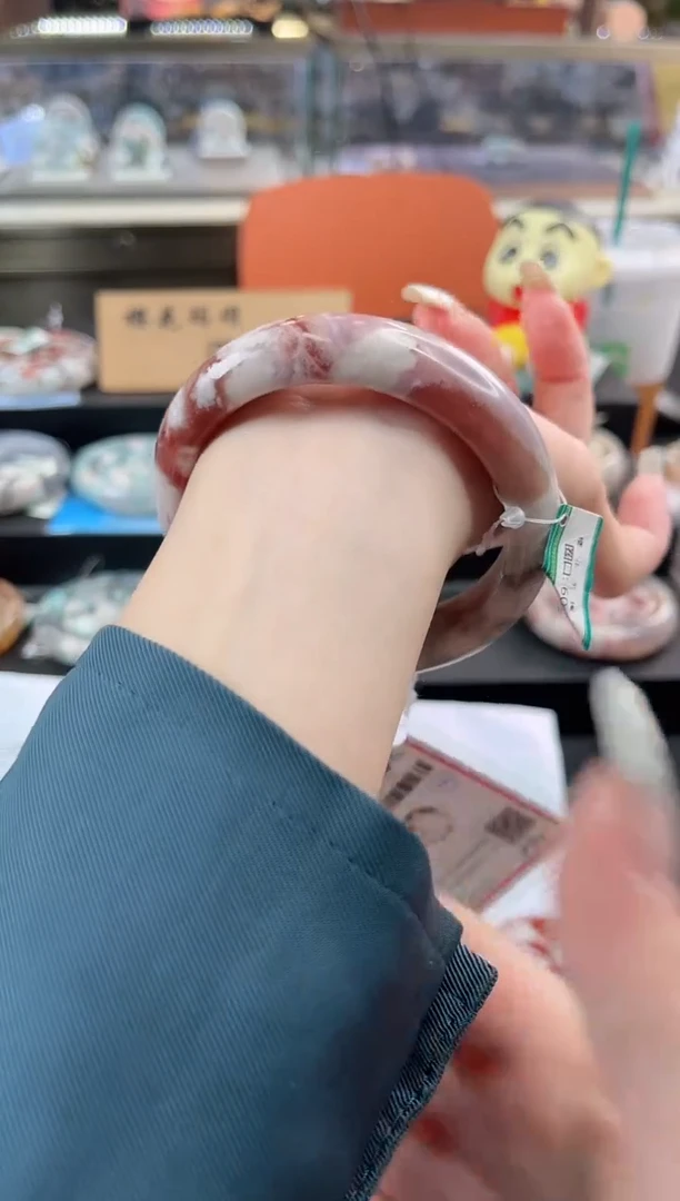 未镶嵌手镯石英质玉尘*丷圈口（赠品镯心）