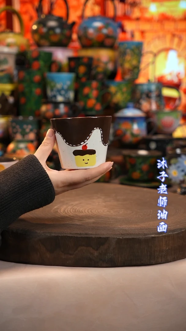 油画   釉下彩   杯子