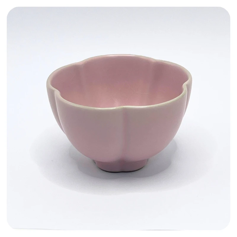 120cc）2510正品 桃花粉桃花杯 | 陶瓷汝窑杯子茶具中式简约半手工