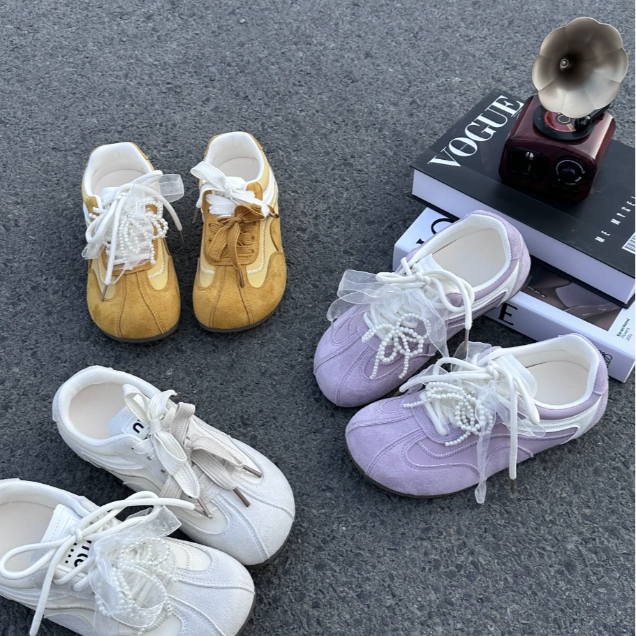 【TSANG】+送8条鞋带   欧若风平底德训新款复古鞋休闲运动鞋