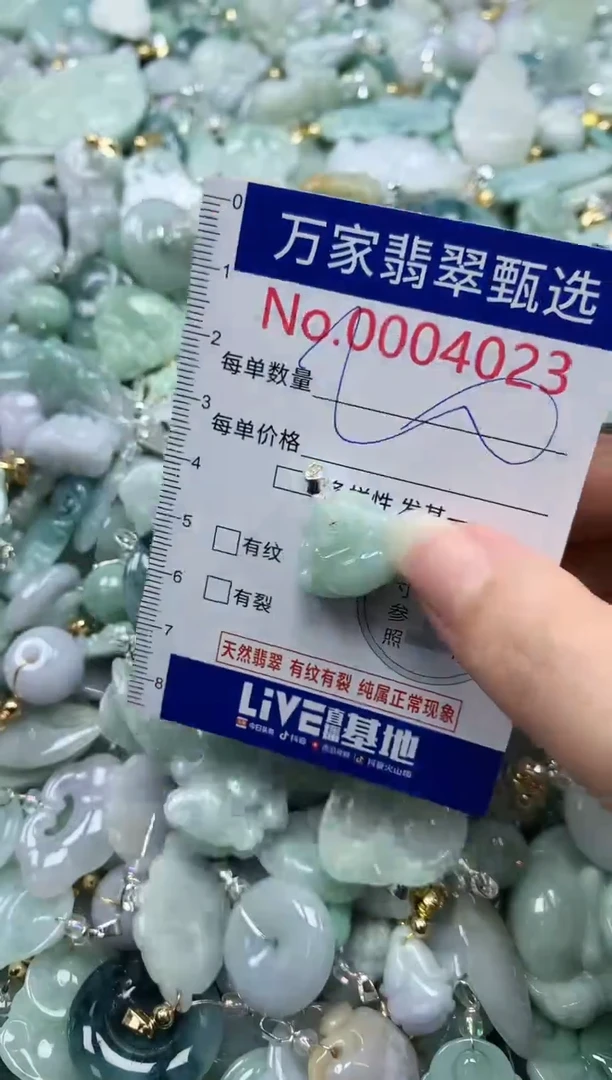 吊坠(不含链)未镶嵌翡翠4023