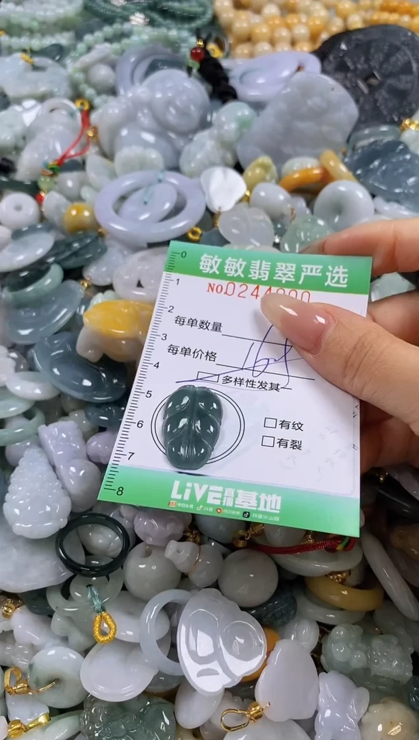 翡翠未镶嵌颈饰闪购0244900多样性发其一
