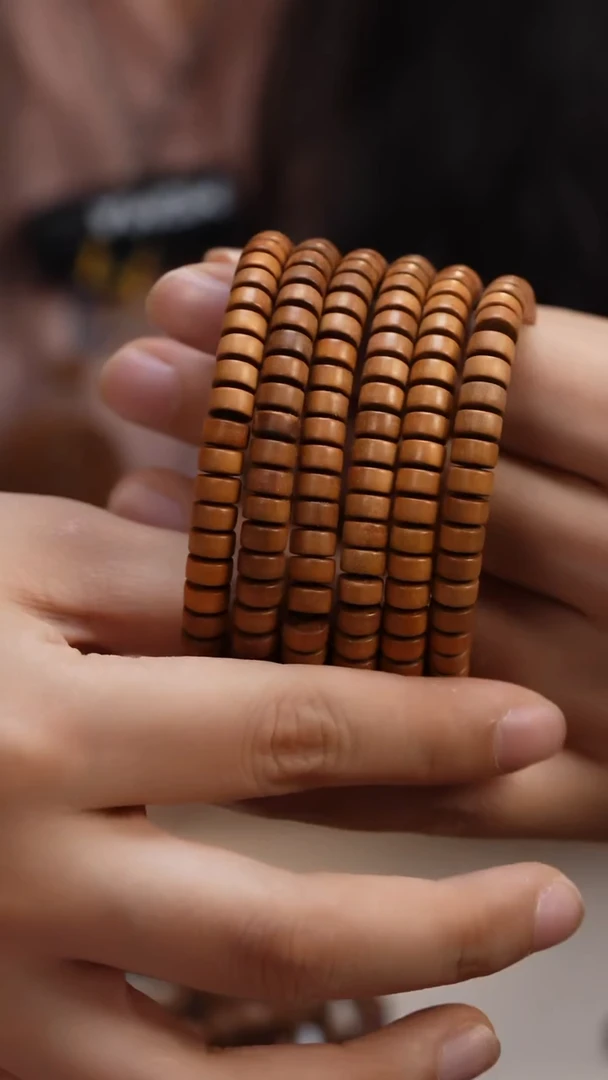 檀香木手串/手链老山檀香3*7多样式发其一红肉