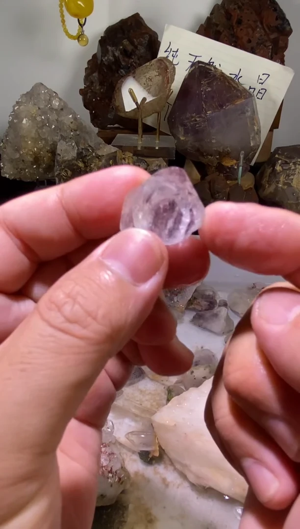 未镶嵌珠宝半成品水晶148号四川超七花园水晶