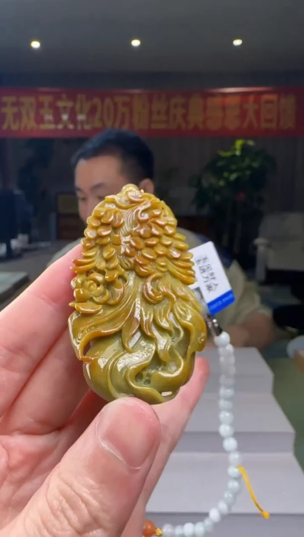 翡翠未镶嵌吊坠(赠链)DY@@960Q3J18586