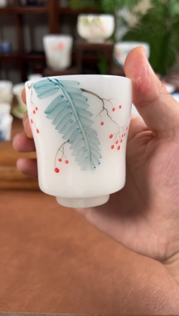 杯子优质瓷土璞玉茶具单品上新