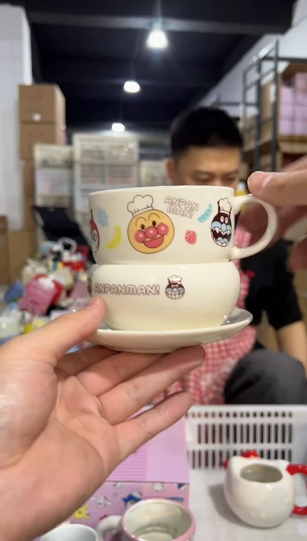 【闪购商品】杯2024新款面包超人3件套