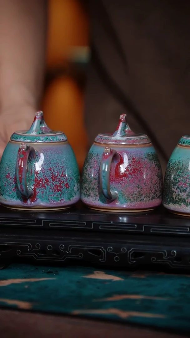 瓷片23-3苗幸伟秦权壶（颜色随机）