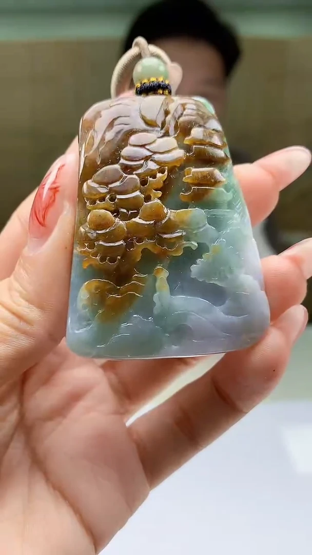 【闪购商品】翡翠颈饰未镶嵌4917ty-jj挂件4