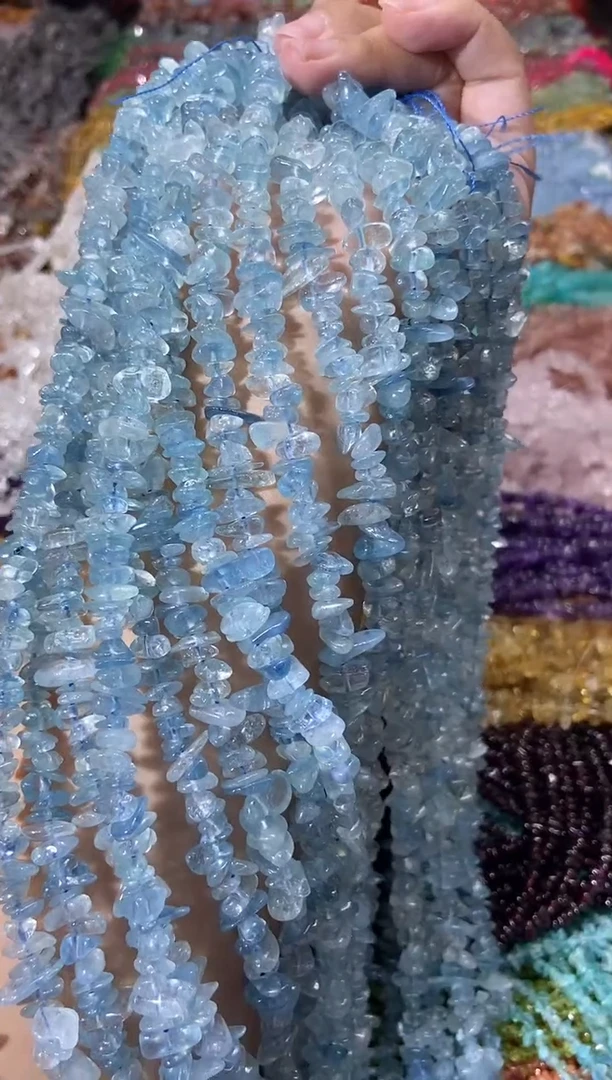 水晶珠宝半成品未镶嵌海蓝宝