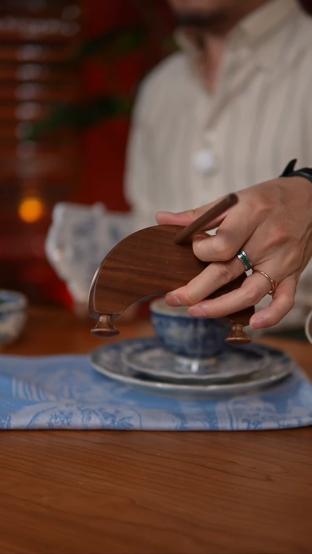 当代胡桃木 盘子架