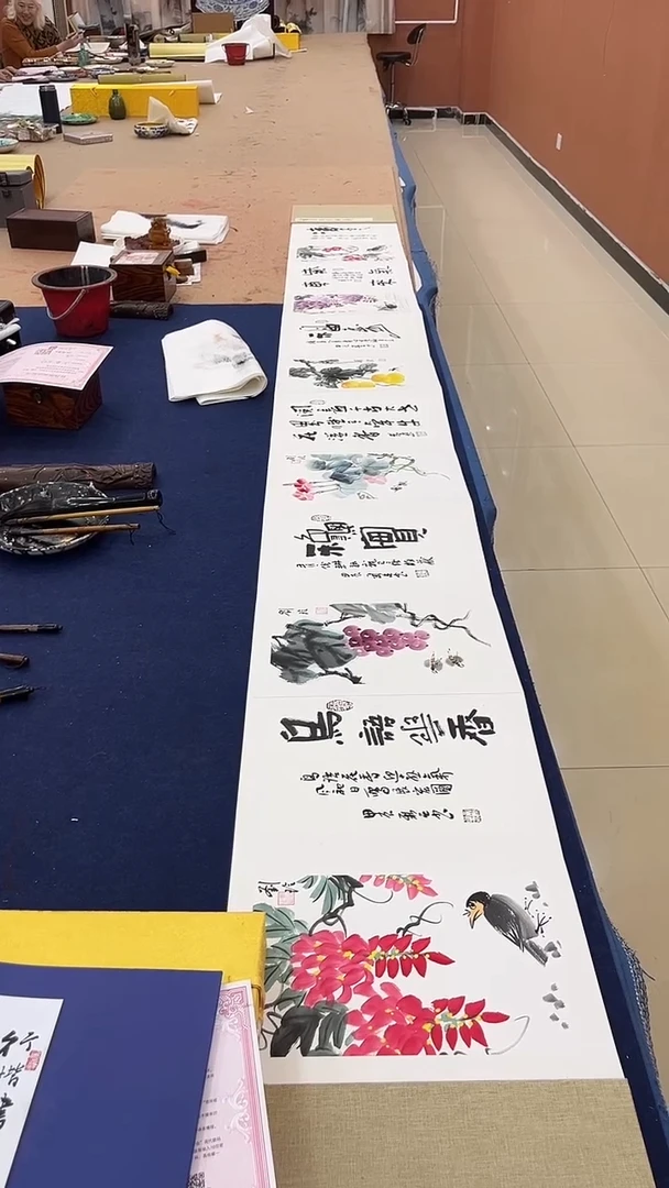【闪购商品】书法刘玲欧阳合作册页