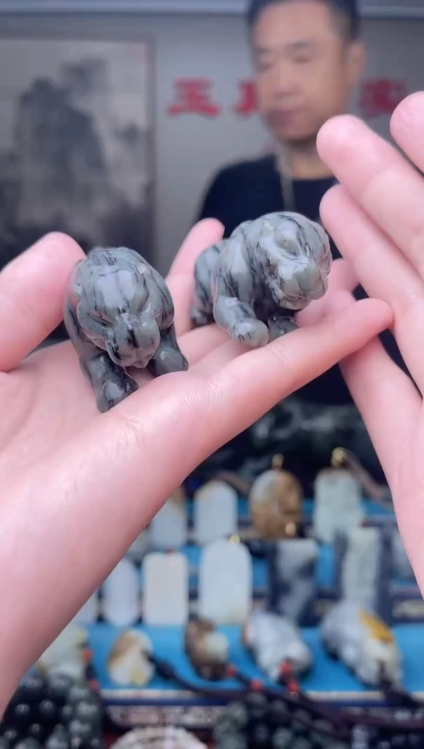 和田玉未镶嵌挂件1多样性发 拍一发一