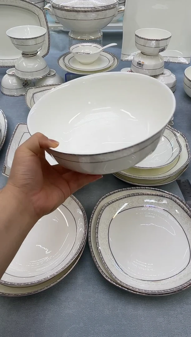 骨瓷玲珑9金鼎一个送大勺一个