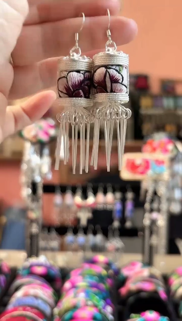 织绣艺枝独绣老绣饰品175