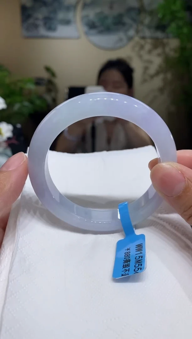 翡翠手镯未镶嵌圈口55.6
