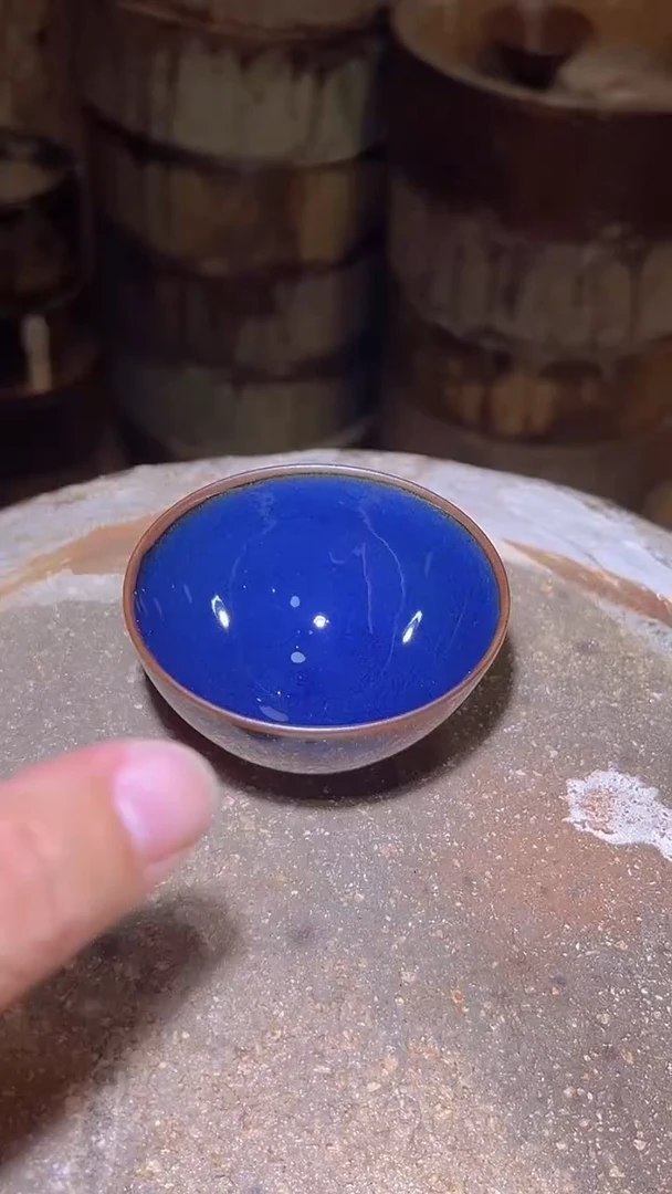 茶盏94柴烧建盏主人杯