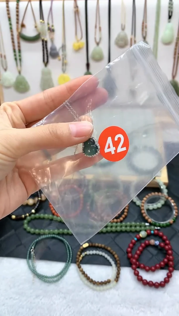 颈饰未镶嵌翡翠小****签吊坠4