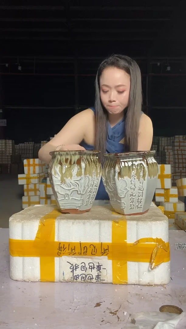 宜兴紫砂粗陶花盆15/20