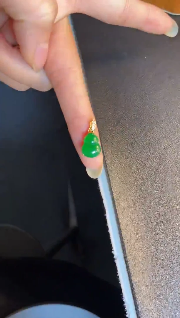 吊坠(不含链)银S925镶嵌翡翠1