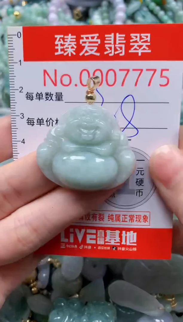 翡翠未镶嵌吊坠(不含链)7775