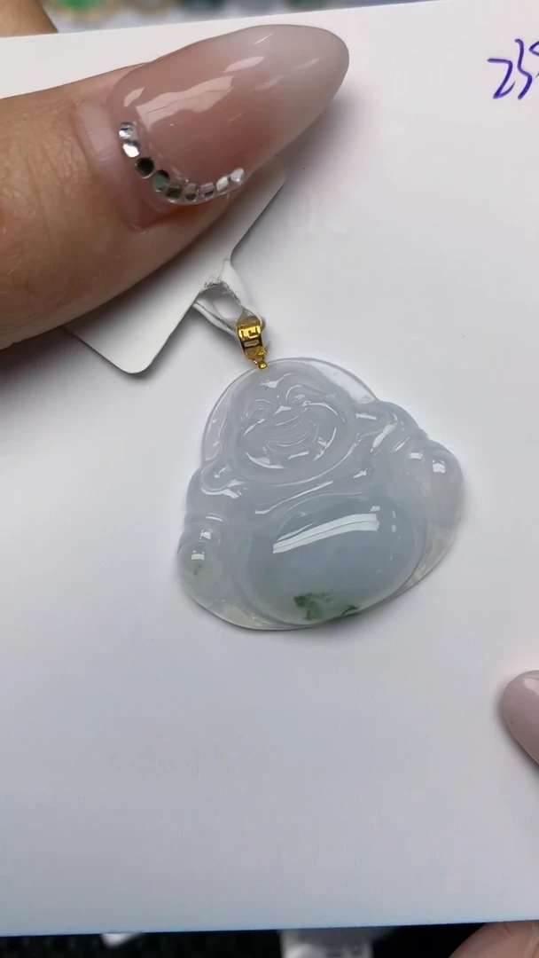 【闪购商品】翡翠颈饰18K金镶嵌天然翡翠a货